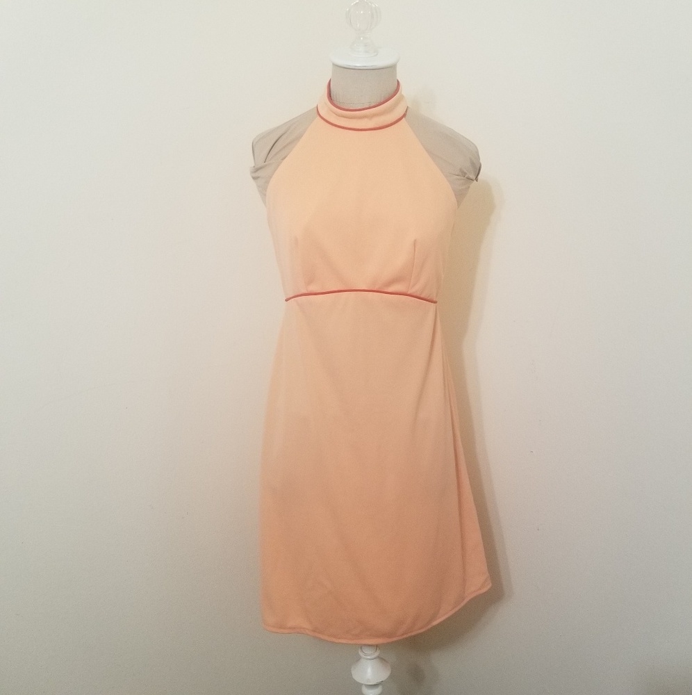 Vintage 1960s Retro Dress - Picture 1 of 8
